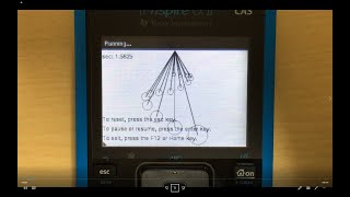TI-Nspire & Python / a simulation of pendulum waves