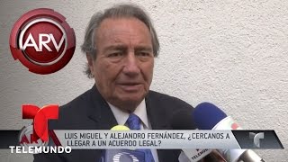 Abogado de Luis Miguel ayuda a un acuerdo legal con Alejandro Fernández | Al Rojo Vivo | Telemundo