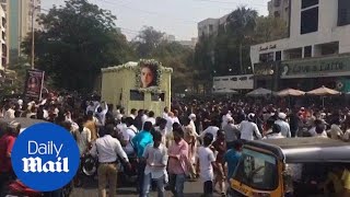 Stars and fans pay tribute to Bollywood superstar Sridevi Kapoor - Daily Mail