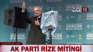 Bakan Abdulkadir Uraloğlu, Rize 15 Temmuz Demokrasi ve Cumhuriyet Meydanı'nda düzenlenen mitingde