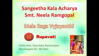 Mela Raga Vyjayanthi: 12 Rupavati