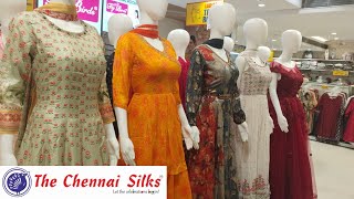 T Nagar Chennai Silks Readymade Rich Look Exclusive Party Wear Chudithar || Full Frock Collections