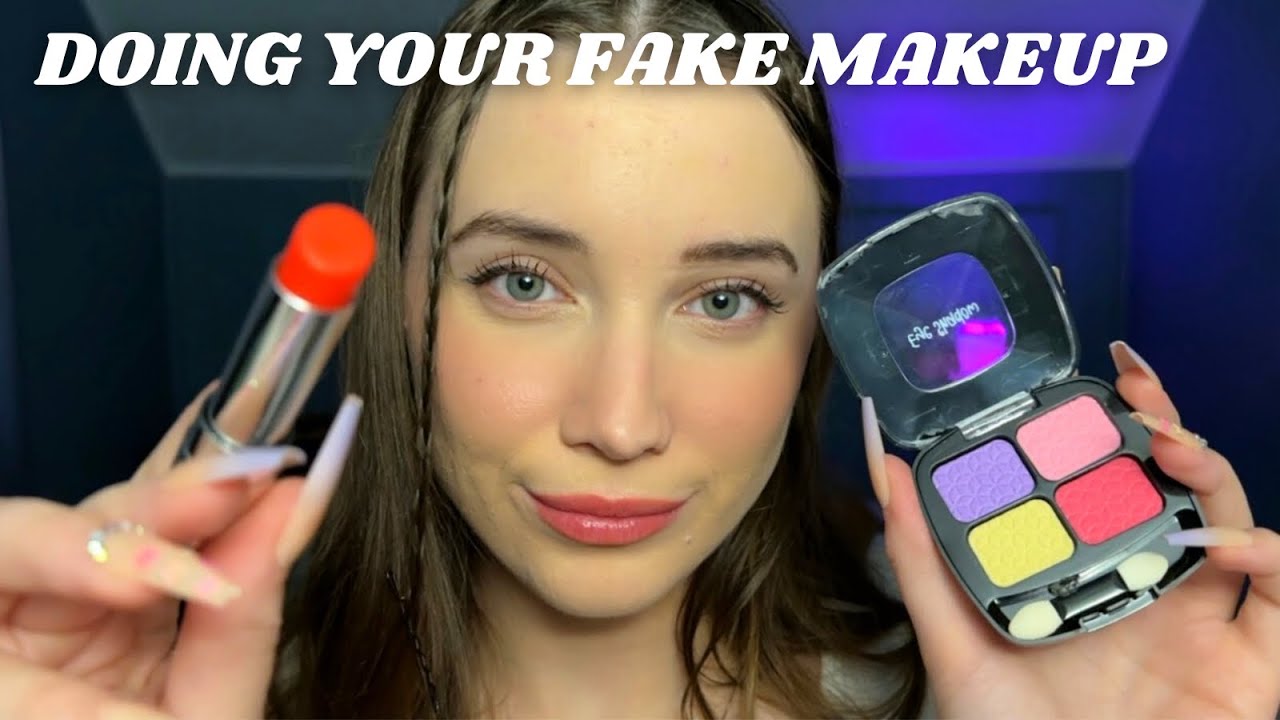 Asmr Doing Your Fake Pretend Makeup рџ Youtube