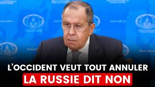 LAVROV DÉVOILE L'IMPOSTURE : L’OCCIDENT ANNULE TOUT CE QUI LE DÉRANGE !\