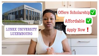 Study In Lu:nex University Luxembourg || Limited Scholarship Offers! Apply Now‼️