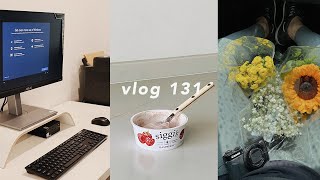 【ENG SUB】VLOG 131 | 🎁Taobao haul | Desk organisation and setup | Matcha Basque cheesecake