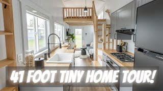Could you LIVE in a 41 foot TINY HOME?!