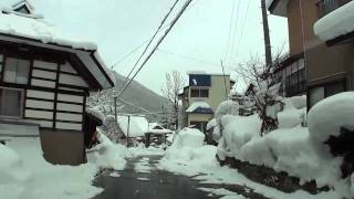 【車載動画】雪中散歩　福島県道32号線