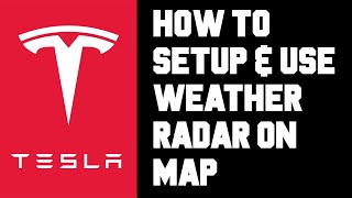 Tesla How To View Weather Radar on Navigation Map - How To See Weather Forecast Hourly Weather