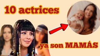 10 Actrices que YA SON MAMÁS ‼️🤰🏻| Moises y Los Diez Mandamientos