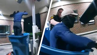 Alleged Bank Robber Caught Exiting Through Drive-Thru