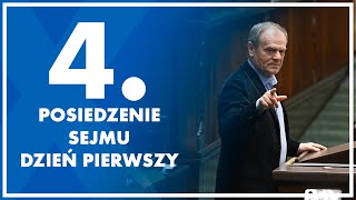 4.  posiedzenie Sejmu - dzień pierwszy. 25 stycznia 2024 r.