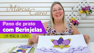 Tudo em Cima | Pano de prato de Berinjelas com Márcia Caires