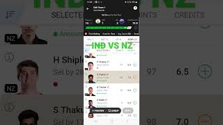 IND vs NZ 3rd Odi Match dream11 Team Preview #shorts #dream11