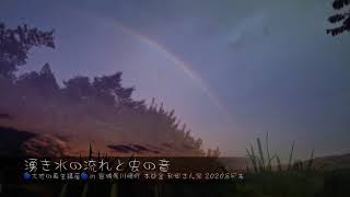 🌀大地の再生講座🌀実習後の湧き水と虫の音...宮城県川崎町 本砂金 2020.8月末@dansingaia