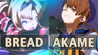 GBVSR:🔥Bread (Zeta) Vs Akame (Beatrix)🔥| High Level Gameplay.