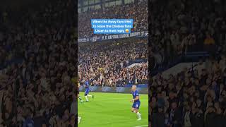 When the Away fans tried to tease the Chelsea fans Listen to their reply 😆 #football #chelsea