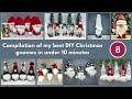 8 Christmas Gnomes You Can Make Super Quick/Craft Fair Ideas