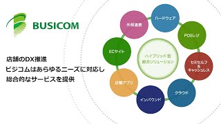 【株式会社ビジコム】ハイブリッド型総合ソリューションBUSICOM2021