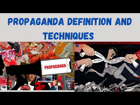 Propaganda_Definition_and_its___Techniques - YouTube