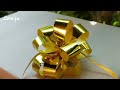 diy how to make an easy gift bow ribbon bow