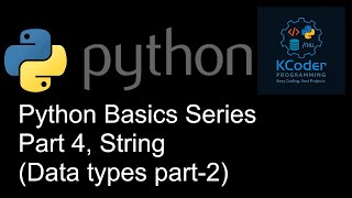 Python String Data Type Explained in Hindi | Python basics part 4 #pythontutorial