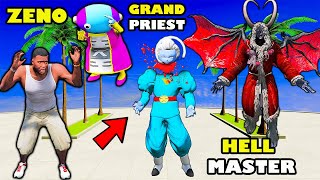 HELL MASTER Showed His TRUE POWERS To ZENO SAMA and HEAVEN ARMY  in GTA 5 | SHINCHAN and CHOP