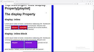 Haa... 😲 Html CSS Tutorial: 359 display inline-block in Html CSS JavaScript