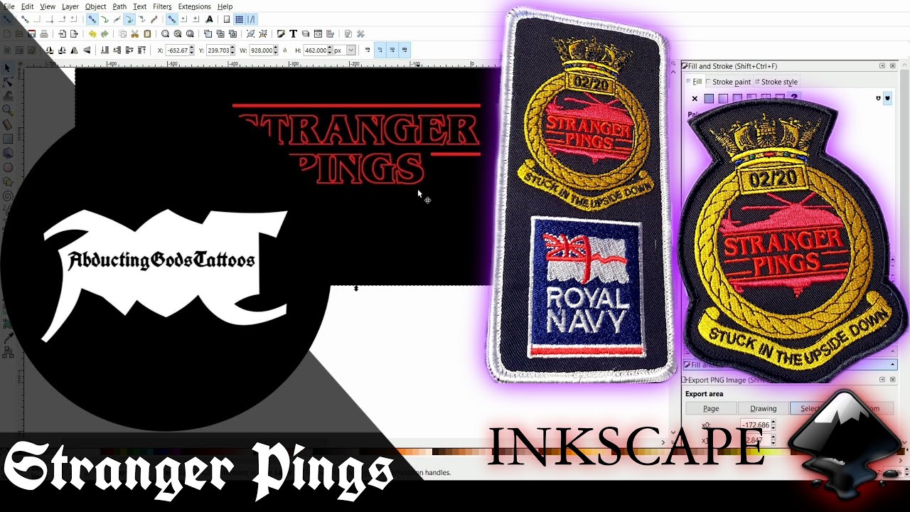 I Designed A Royal Navy Badge Using Inkscape Stranger Pings Time