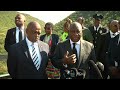 President Ramaphosa and President Masisi visit the Mokopane accident scene| PresidencyZA