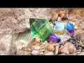 Incredible! Multi-colored crystal, very regular prisms