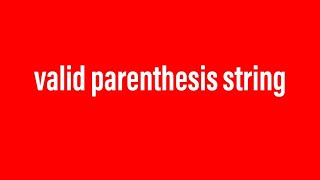 leetcode 678. valid parenthesis string java leetcoding challenge day 16