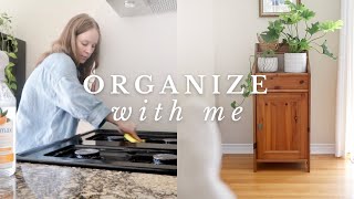 CLEAN & ORGANIZE WITH ME | Tidying Messy Spots Around The House