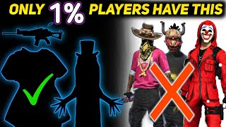 5 Rare Items Only 1% Players Have 😳 - Free Fire.