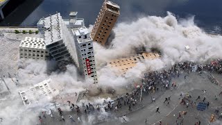 Taiwan destroyed in 2 minutes! M7.5 Earthquake destroys many buildings in Hualien