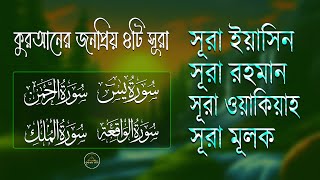 মায়াবী কণ্ঠে কুরআনের জনপ্রিয় ৪-টি সূরা - ইয়াসিন - আর রহমান - আল ওয়াকিয়া - আল মুলক l By Alaa Aqel