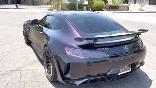 1 of 1 Northern Lights Violet Metallic 2020 Mercedes Benz AMG GT R Pro Walk Around Video