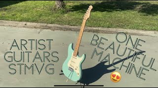 Artist STMVG Seafoam Green Guitar - First Impressions \u0026 Review