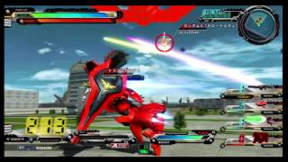 EXVSFB Sazabi wins with Kenneth Bro PS3 Online Match