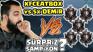 KFCEATBOX vs 5 DEMİR! 1v5'te DAHA ÖNCE BU ŞAMPİYON HİÇ ALINMADI! LOL PİT | BARIŞ CAN