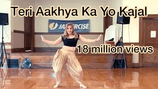 Teri Aakhya Ka Yo Kajal | Sapna Chaudhary | Cardio Dance Fitness| Easy Choreography | Haryanvi Song