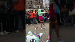 Performance on streets #kingsday #amsterdam #netherlands #europe #anitakhatri #foryou #shorts