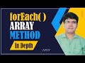 foreach array method javascript | foreach function in js
