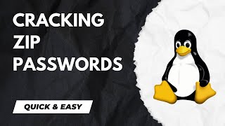 How to CRACK ZIP PASSWORDS Using JOHN the RIPPER in Linux (Ubuntu) Kali Linux
