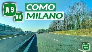 A9 | Autostrada dei Laghi | Como - Milano A8 | feat.  @RPM.Highways ​