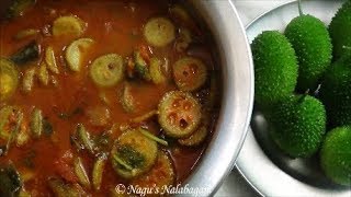 Pavakkai Kulambu Recipe - Bitter gourd Kuzhambu Recipe - Kakrol  Kulambu Recipe