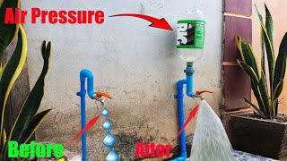 Amazing idea to fix PVC pipe low pressure water to strong water  |Save many no n