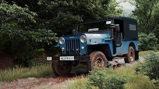 Mahindra jeep CL 500 animation