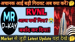 Why Rvnl Crash Today? Rail Vikas Nigam Ltd Share | Rvnl Share Latest News, Rail Vikas share today