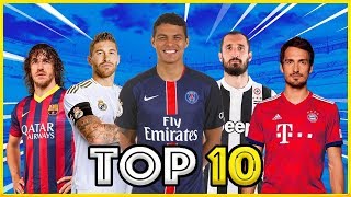 Top 10 Legendary Defenders In Football ● Paolo Maldini ● Roberto Carlos ● Carles Puyol ● & More